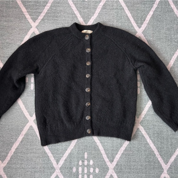 Sezane Othello Cardigan in Black - Picture 2 of 9